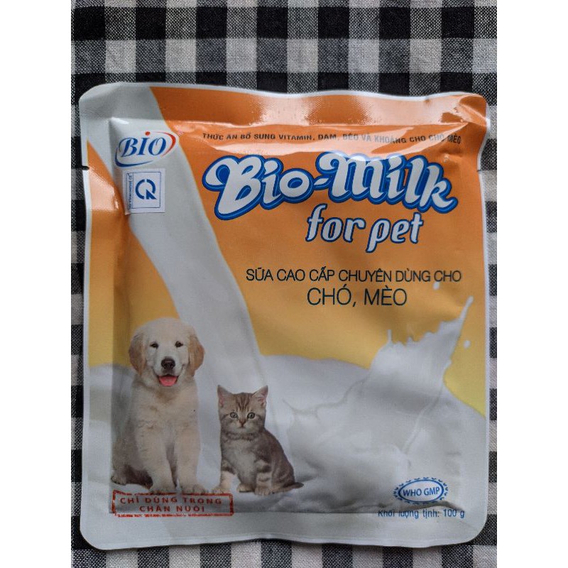 Bio-milk for Pet 100g Sữa cao cấp chuyên dùng cho chó, mèo