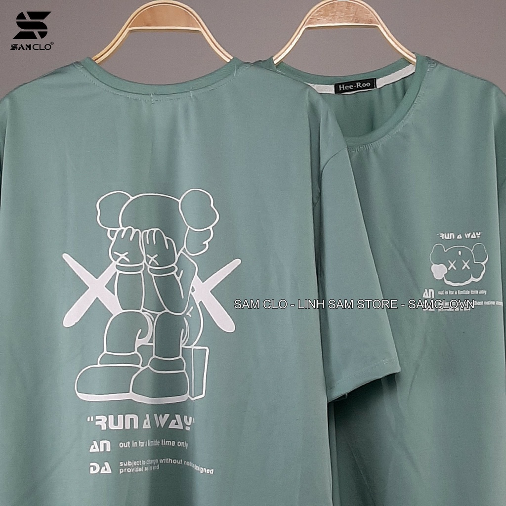Áo thun tay lỡ nữ SAM CLO freesize phông form rộng dáng Unisex - mặc cặp, nhóm, lớp in hình CÔ GÁI x fun a way