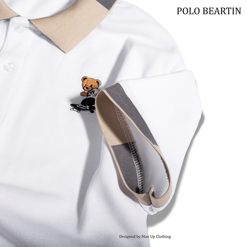 Áo thun nam có cổ form ôm phong cách công sở, polo tay ngắn đủ màu ngực thêu Beartin QA | BigBuy360 - bigbuy360.vn