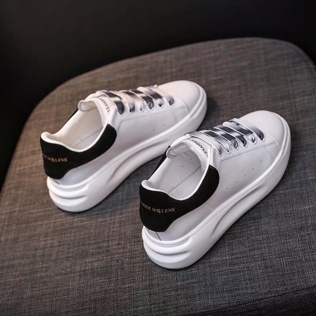 (Xả nghỉ bán) Giày thể thao gót màu dây pha màu cực hót