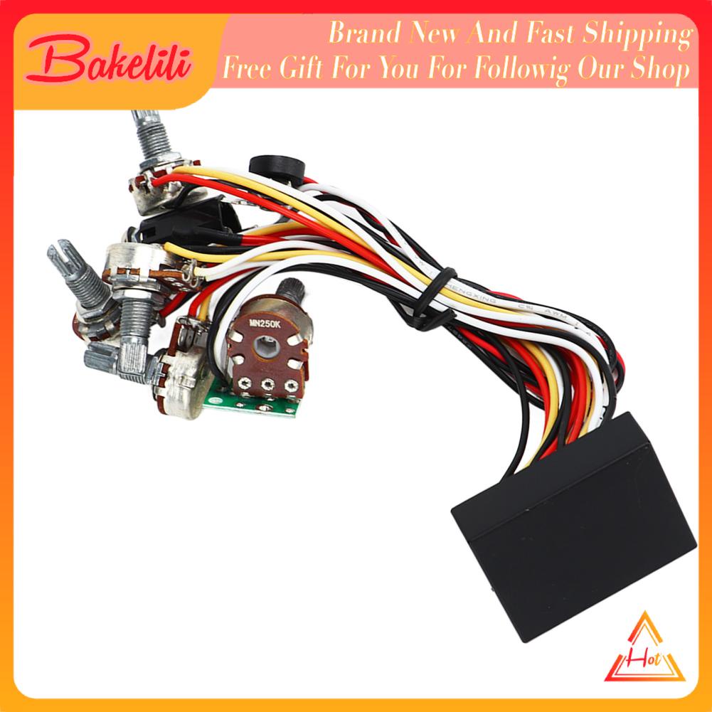 [Bakelili] Electric Bass Preamp Circuit Easy Wiring Pre Wired for Luth