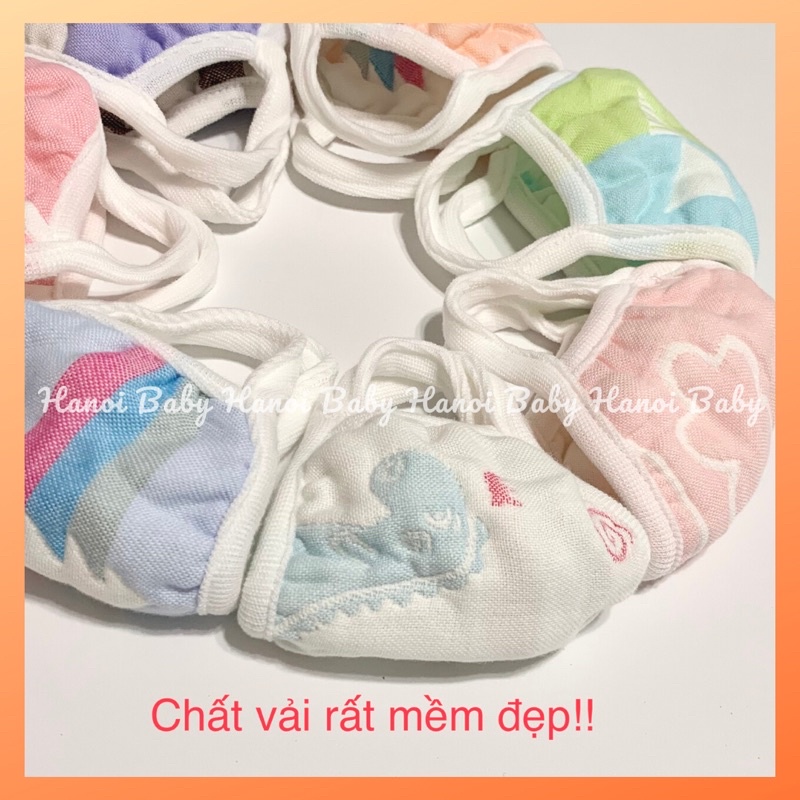 (Ảnh thật) Khẩu trang xô 6 lớp an toàn và mềm mại cho bé 6 tháng-3 tuổi | BigBuy360 - bigbuy360.vn
