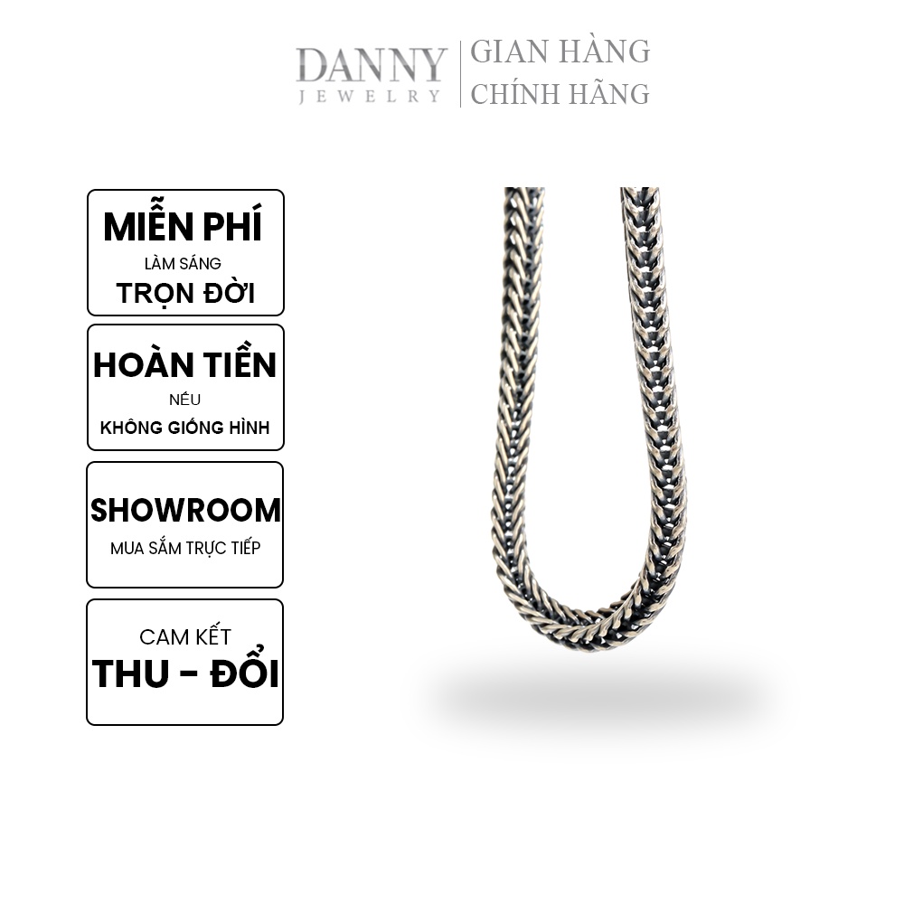 Dây chuyền Nam Bạc Thái DANNY Mắt Xích - Trang sức Bạc Thái cao cấp
