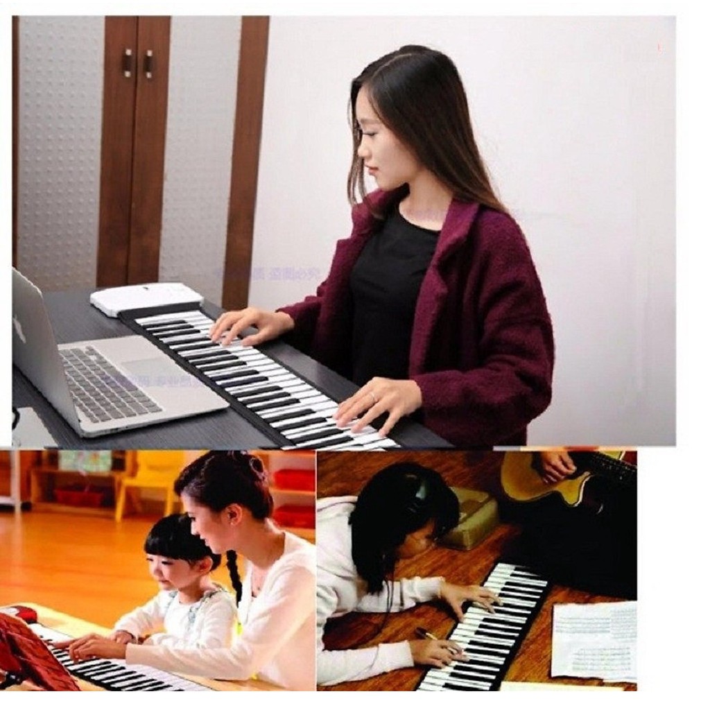 Piano cuộn 61 phím cho học sinh sinh viên 