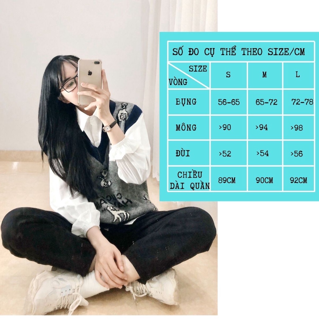 Quần Jean Nữ Dáng Baggy Ống Suông Basic ThunderUnisex Chất Vải Dày Dặn Mềm Mại Phong Cách Ulzzang Fullsize 3 màu | BigBuy360 - bigbuy360.vn