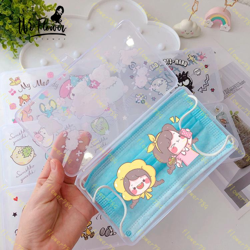 Hộp Đựng Mặt Nạ Hello Kitty 17.5x10 X 2.3cm