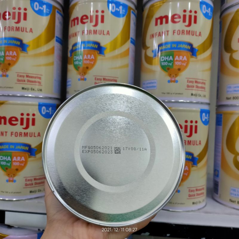 Sỉ 1 thùng ( 8 hộp) Meiji nhập khẩu số 0 hộp 800g