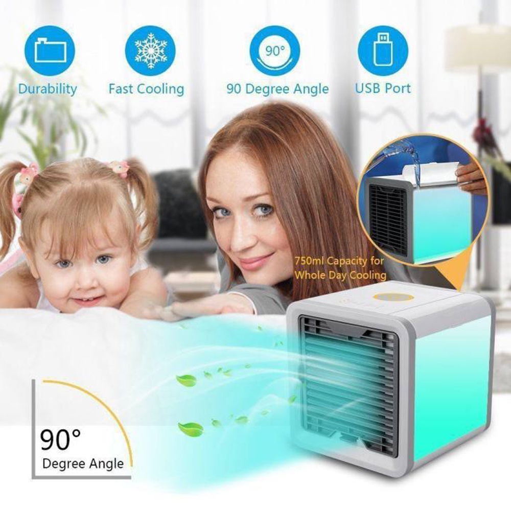 Quạt hơi nước mini để bàn Quạt điều hòa hơi nước nhỏ gọn Giúp bạn mát mẻ trong mùa hè nóng bức