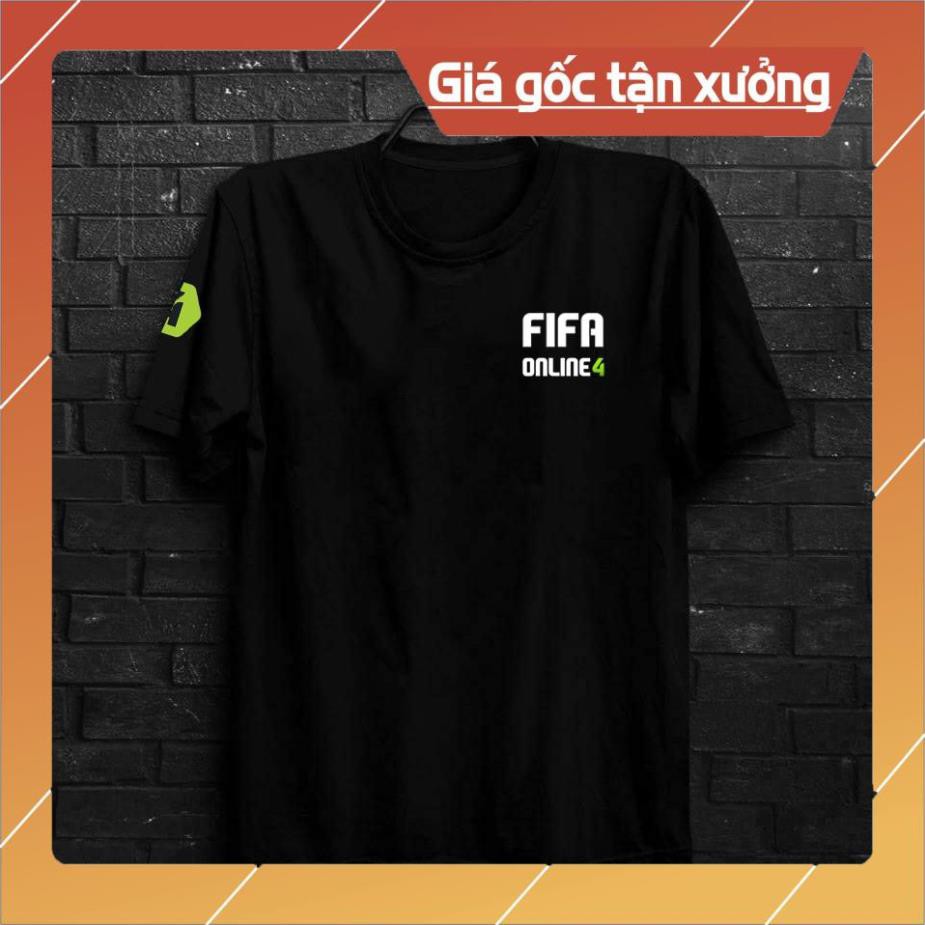 ÁO ĐẸP🔥SIÊU SALE🔥 [Xả kho ]Áo Fifa Online 4 màu đen ngắn tay đẹp siêu ngầu giá rẻ nhất