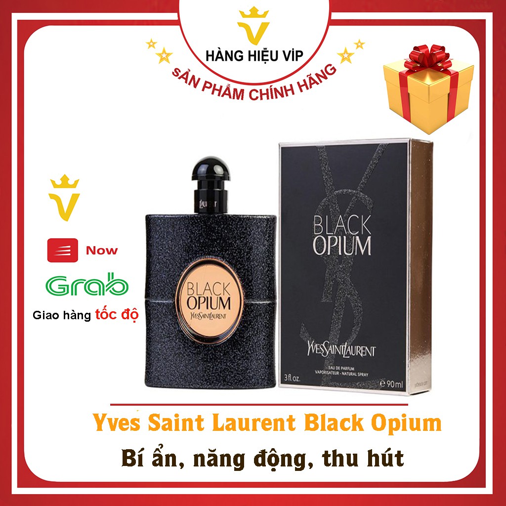 Hàng Hiệu VIP Nước Hoa Nữ -YSL- Black Opium Women EDP Bí ẩn, năng động, thu hút