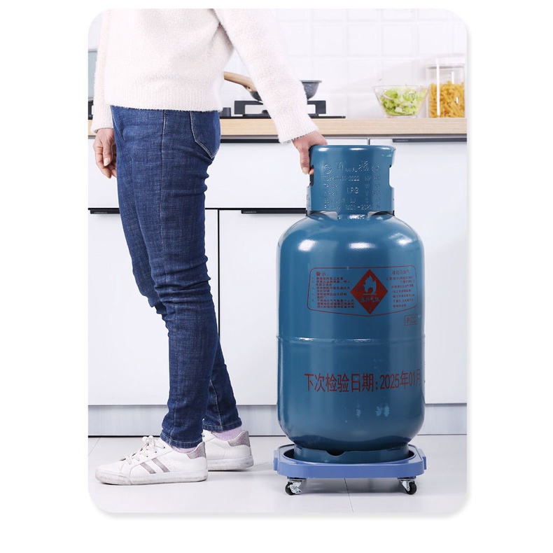 Giá Đỡ Bình Gas Có Bánh Xe Di Chuyển Tiện Lợi Dành Cho Nhà Bếp