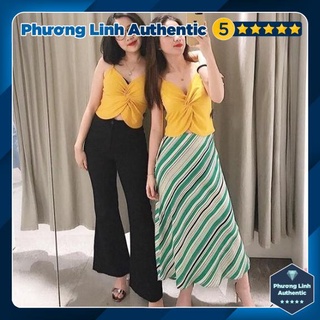 Áo hai dây xoắn ngực Zara Auth new tag có sẵn 5644/389 5644389