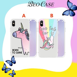 Ốp IPHONE Lưng- M209 UNICORN ĐÁNG YÊU