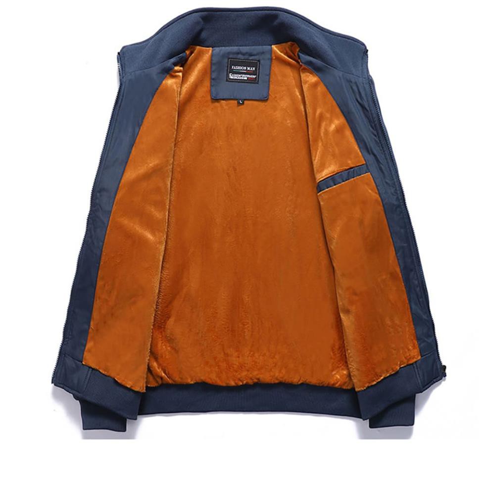 Áo khoác kaki nam bomber đẹp lót lông siêu ấm mặc mùa đông cao cấp hàng hiệu | BigBuy360 - bigbuy360.vn