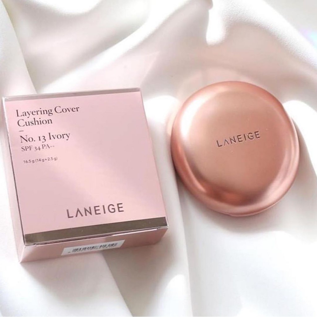 Phấn Nước Cushion Laneige Hai Tầng Layering Cover SPF 50+ PA