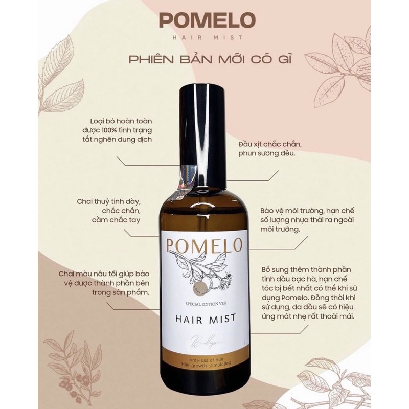 POMELO - Tinh dầu Bưởi baukrysie 🎁cột tóc / mask giáy + thiệp