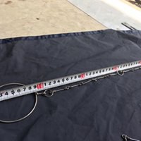 Dây xích chân cho vẹt kiểu thái sợi 1.5 li loại mới tặng kèm vòng số 8