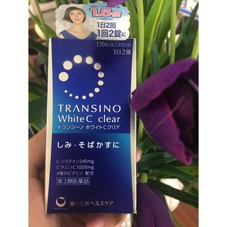 VIÊN UỐNG TRẮNG DA TRANSINO WHITE C 120 viên
