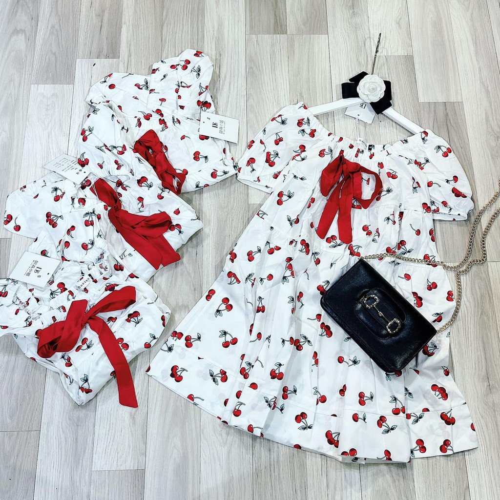 Váy đầm nữ, váy cherry siêu kuteee luôn ạ | BigBuy360 - bigbuy360.vn