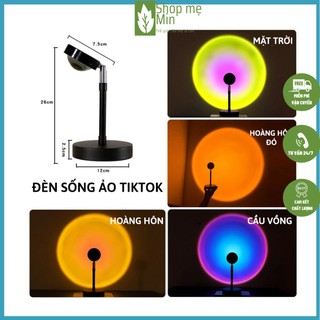 Đèn Led Sunset Hoàng Hôn Chuyển Được 4 Màu Quay Tiktok Siêu Hot, Đèn Hoàng Hôn Sunset Rose Blackpink -MIN66