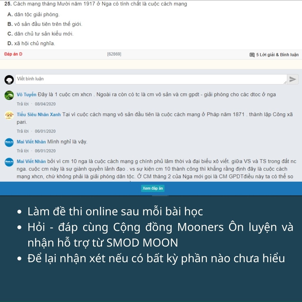 Sách ID Lịch sử 12, tập 1, Tuyển chọn 10.000 câu hỏi lịch sử thế giới Thầy Nguyễn Mạnh Hưởng