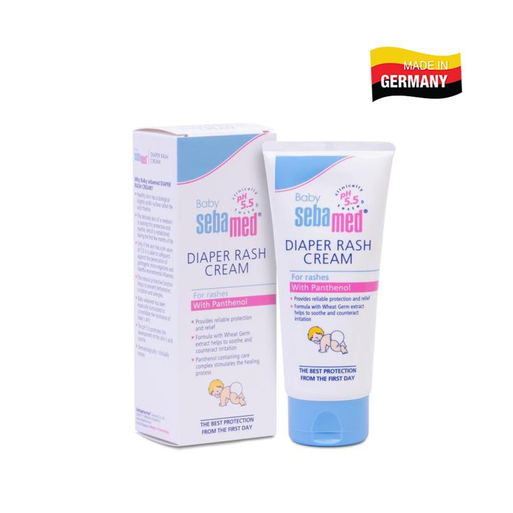 (Ib nhận mã) Kem Chống Hăm Cho Bé Sebamed Baby Diaper Rash Cream pH5.5 (50ml)