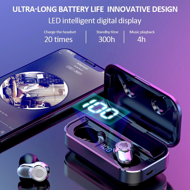 Tai Nghe Bluetooth 5.0 Không Dây A6 Model Tws