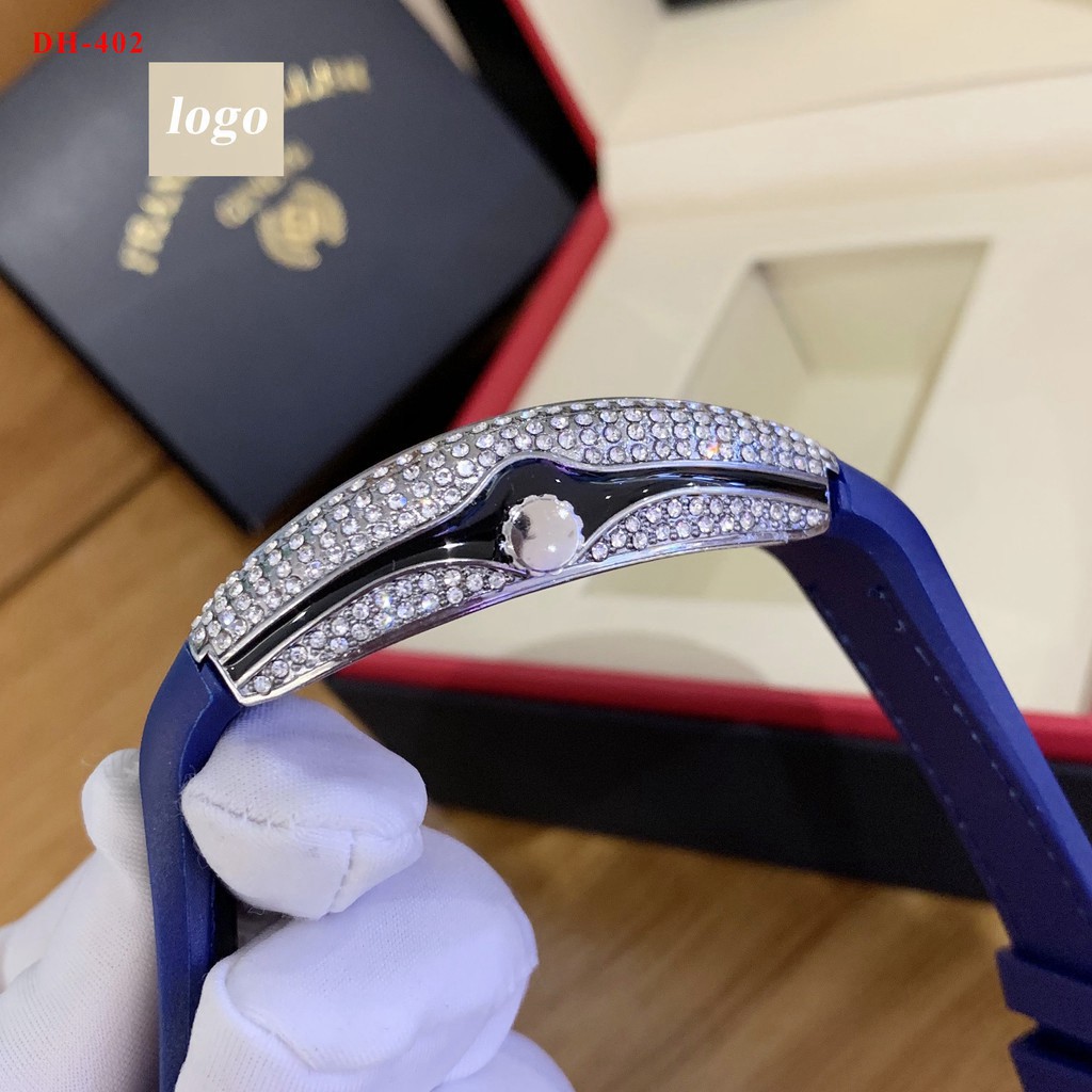 [Fullbox] Đồng hồ nam FM -42 Thiết kế hình thùng rượu full Đá sang trọng, tặng hộp và bảo hành 12 tháng