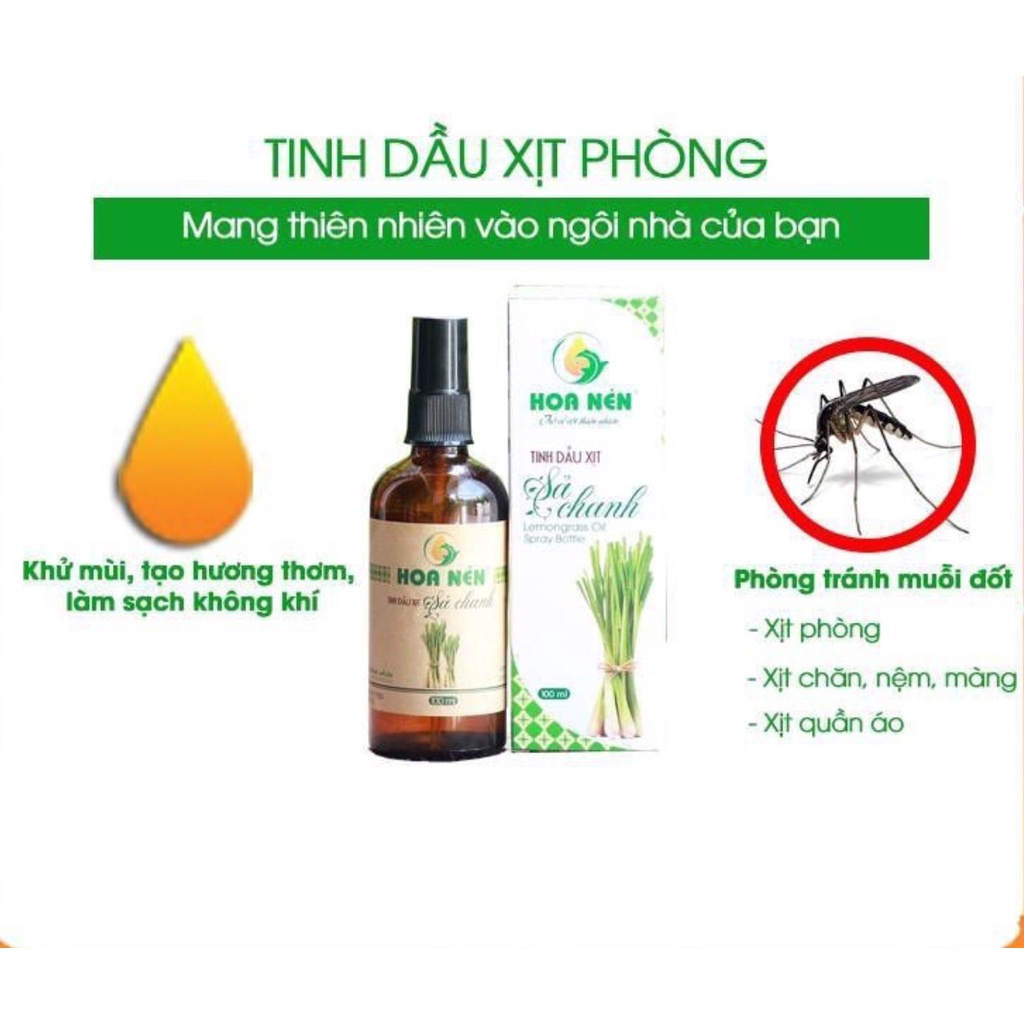 Xịt chống muỗi đuổi côn trùng HOA NÉN 100ML/OSARO 50ML xua đuổi côn trùng hiệu quả khử khuẩn nấm mốc NGHIỆN NHÀ