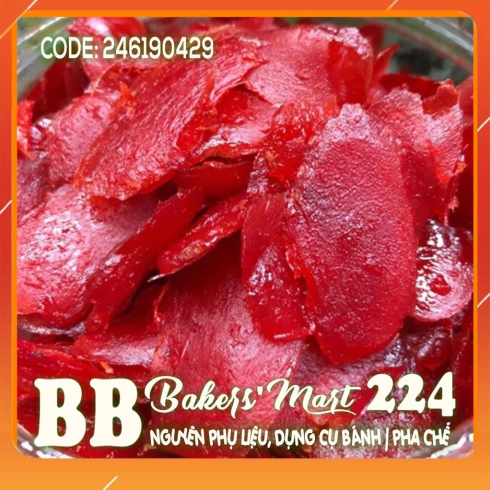 Mứt gừng đỏ MIẾNG - 500gr