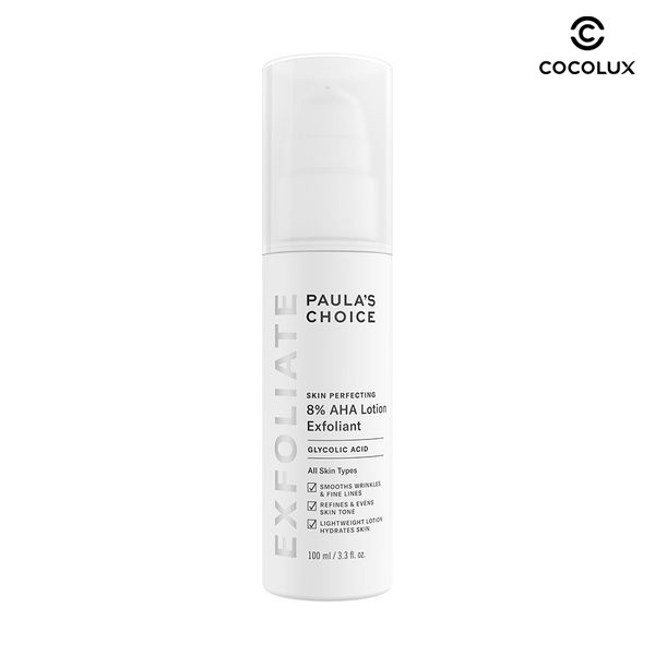 Lotion làm mờ vết nhăn trên da Paula's Choice 8% AHA 100ml [COCOLUX]