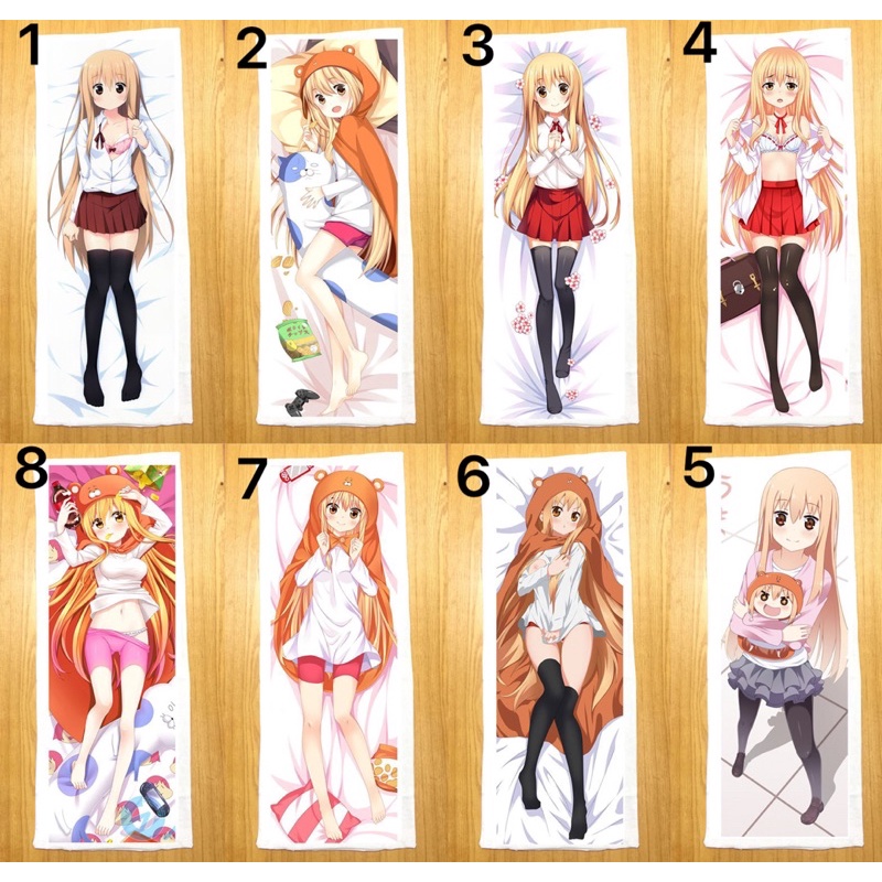 Gối ngủ anime Himouto! Umaru chan dài 40cm x 1m /Gối ôm dài Himouto Umaru chan