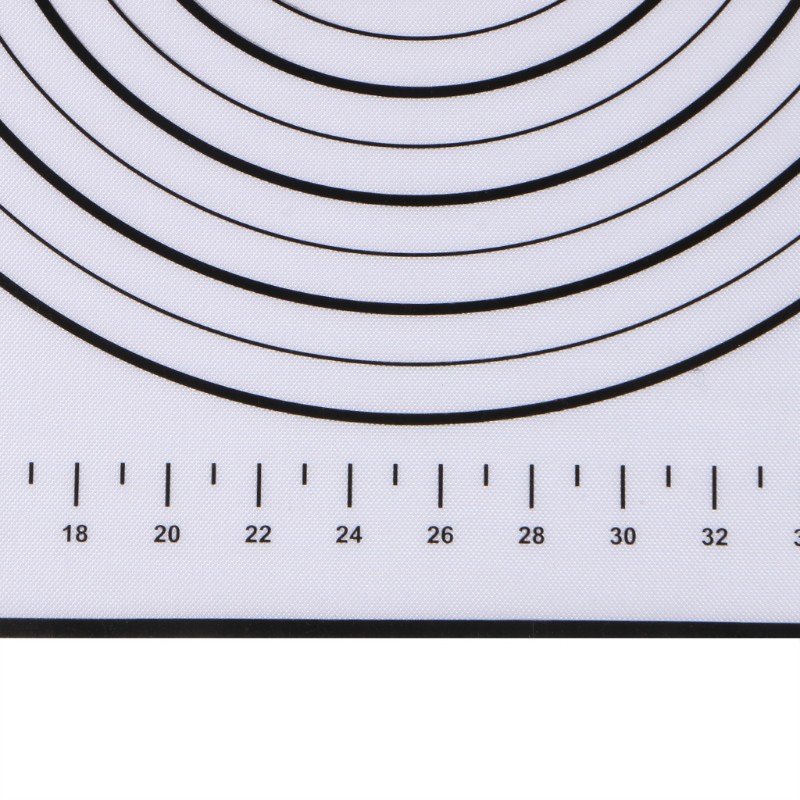 Thảm Nhào Bột Bánh Bằng Silicone 2 Màu 60x40cm