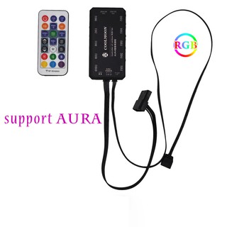 Bộ hub remote coolmoon, có loại đồng bộ main Aura Sync, Mystic Light [GJ]