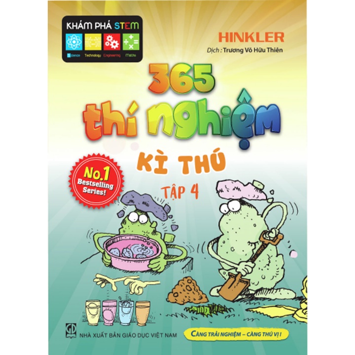 Sách - Combo 365 Thí Nghiệm Kì Thú Tập 1, 2, 3, 4, 5 (Bộ 5 Cuốn) - FN