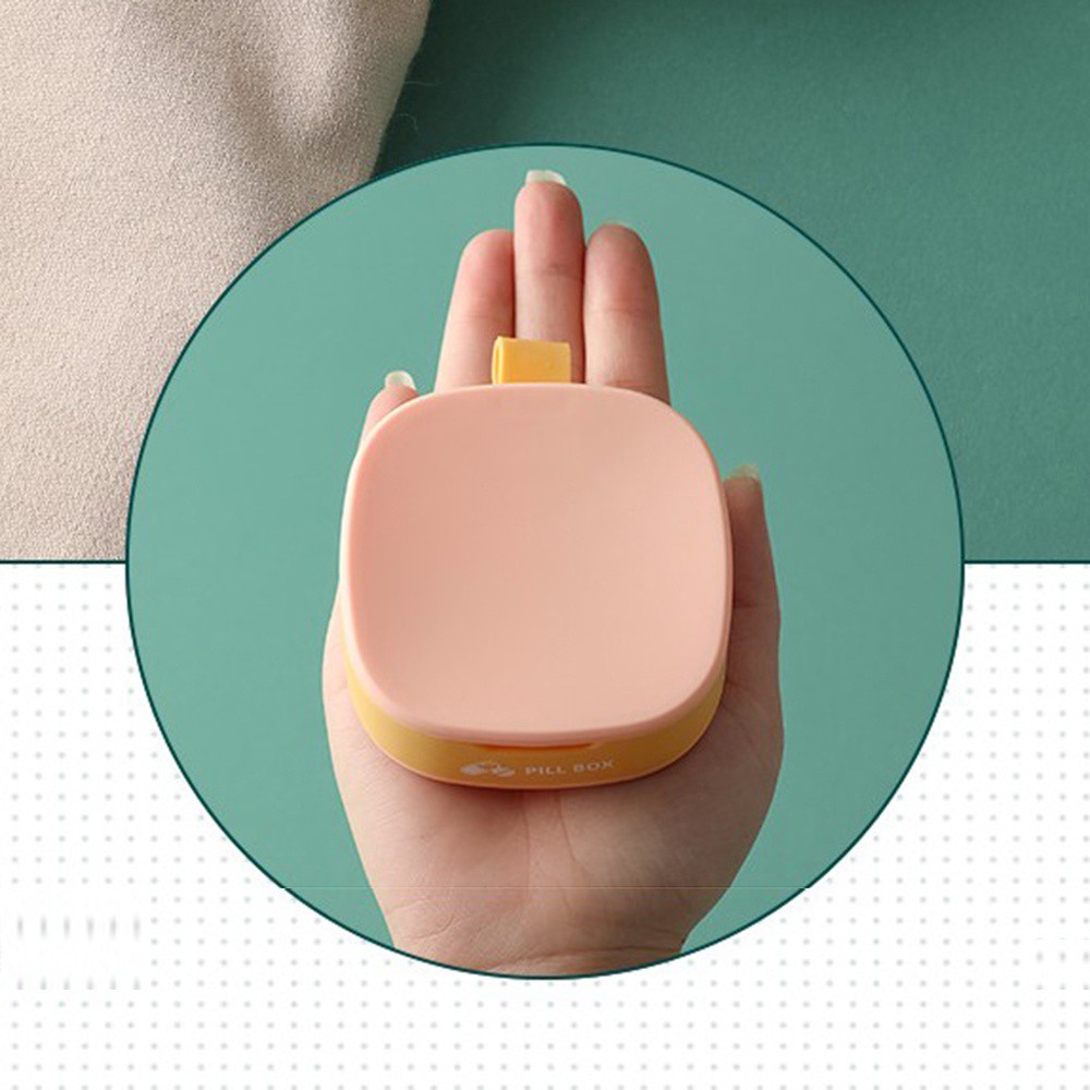 Hộp nhựa đựng thuốc 4 ngăn chất lượng cao tùy chọn màu sắc