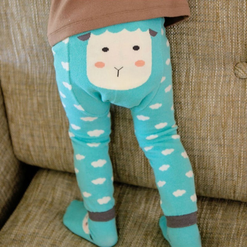 Quần Legging Và Tất Chân Giữ Ấm Dễ Thương Cho Bé 0-6 Tuổi