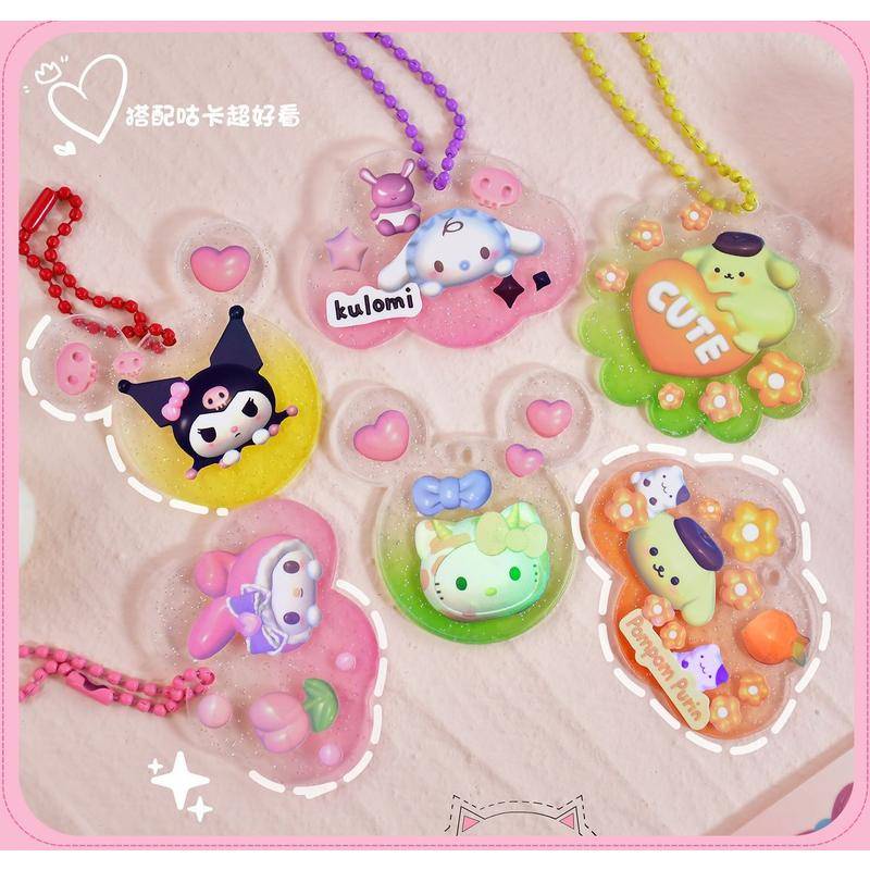 Miếng Dán Trang Trí Điện Thoại / Laptop / Vali / Sổ Tay Hình Cinnamoroll 3D DIY Sanrio mymelody