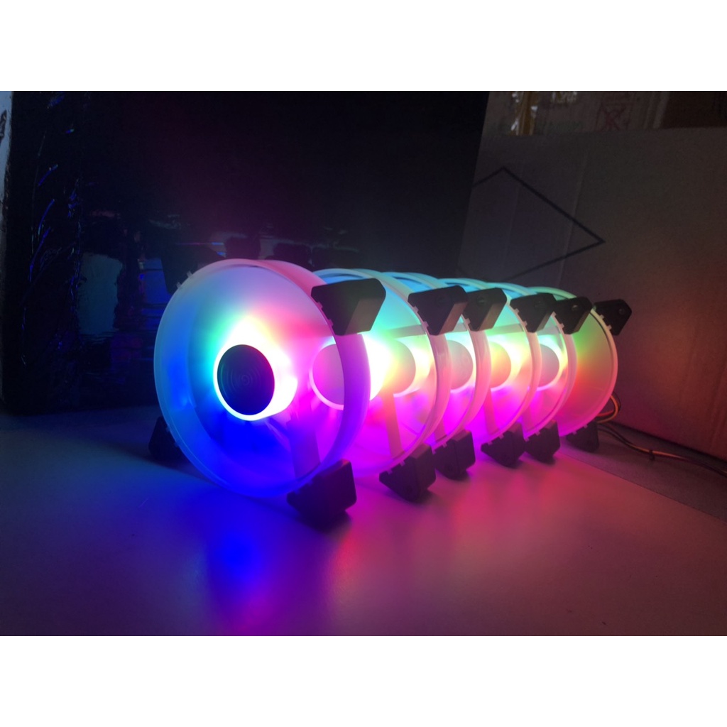 Quạt case RGB _ Fan LED RGB cực đẹp - Tản nhiệt nhanh cho máy tính