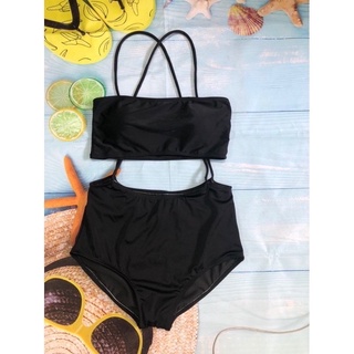 Bikini 1 mảnh form ống sexy 2 màu