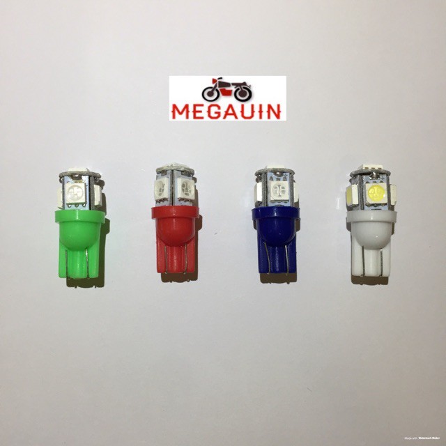 [Mã LIFEAUMAY giảm 10% tối đa 30k đơn 150k] ĐÈN LED XI NHAN DEMI 5 TIM XE MÁY (Giá 1 đôi) cực bền lắp mọi dòng xe