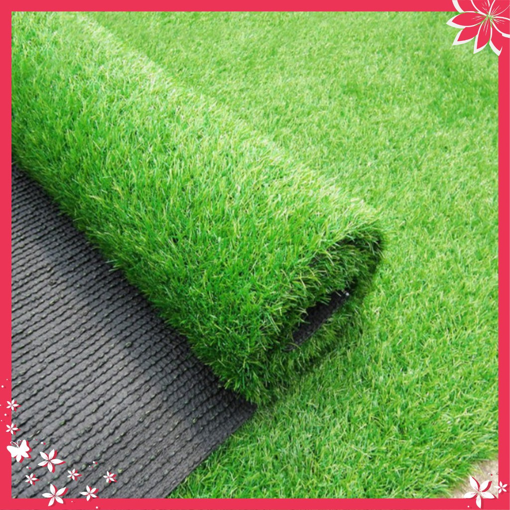 Một mét vuông thảm cỏ trải sàn nhân tạo - Ngọn cỏ cao 2cm Chất Lượng