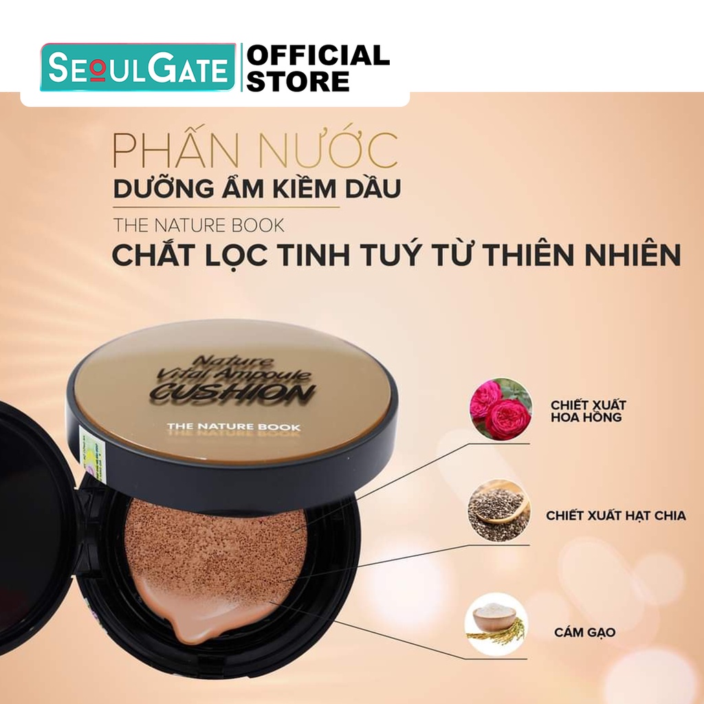 Phấn Nước Dưỡng Ẩm Kiềm Dầu The Nature Book | BigBuy360 - bigbuy360.vn