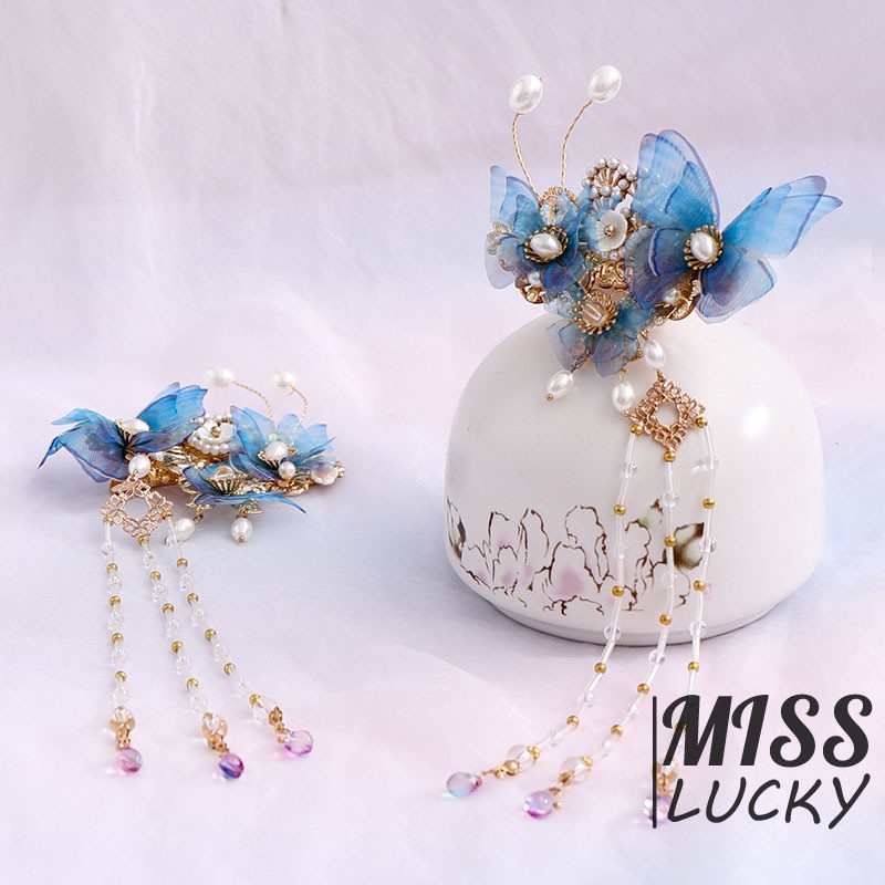 Kẹp tóc tua dua phong cách retro Trung Hoa thời trang cho nữ