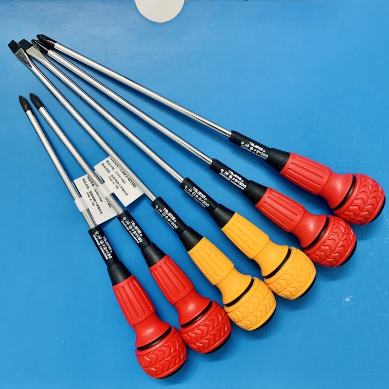 Tô vít Tajima Nhật cán tròn dài 150mm và 200mm - Tua vít 4 cạnh và 2 cạnh chính hãng