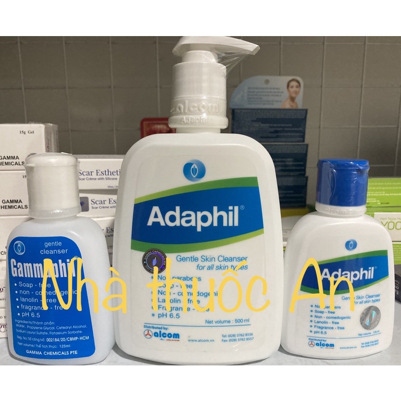 Adaphil sửa rữa mặt ngừa mụn sạch da mặt