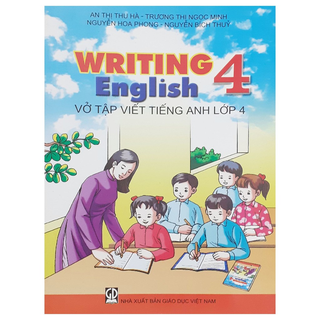 Sách - Writing English -Vở tập viết tiếng Anh lớp 4