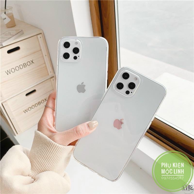 ⚡️ Iphone 12 Mini / 12 /Pro / 12ProMax ⚡️ ỐP SILICON TRONG SUỐT SIÊU TRONG DẺO MỎNG KHOE MÁY | BigBuy360 - bigbuy360.vn