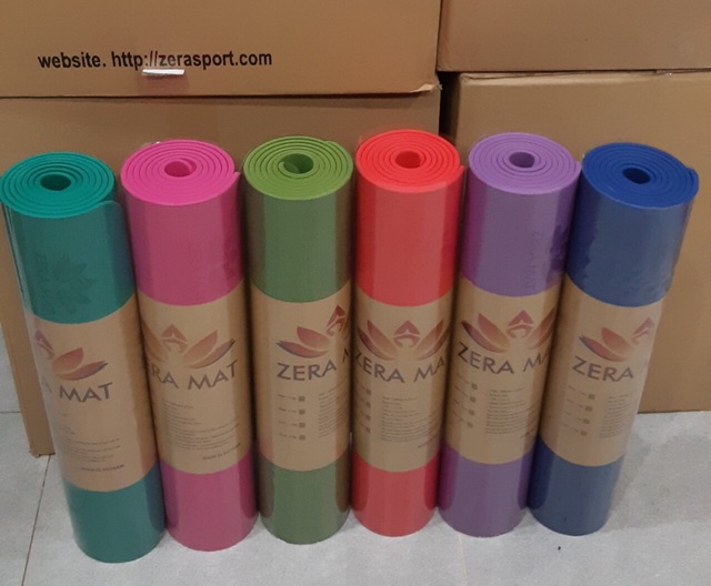 Thảm tập Yoga hiệu Zera Mat 1 lớp