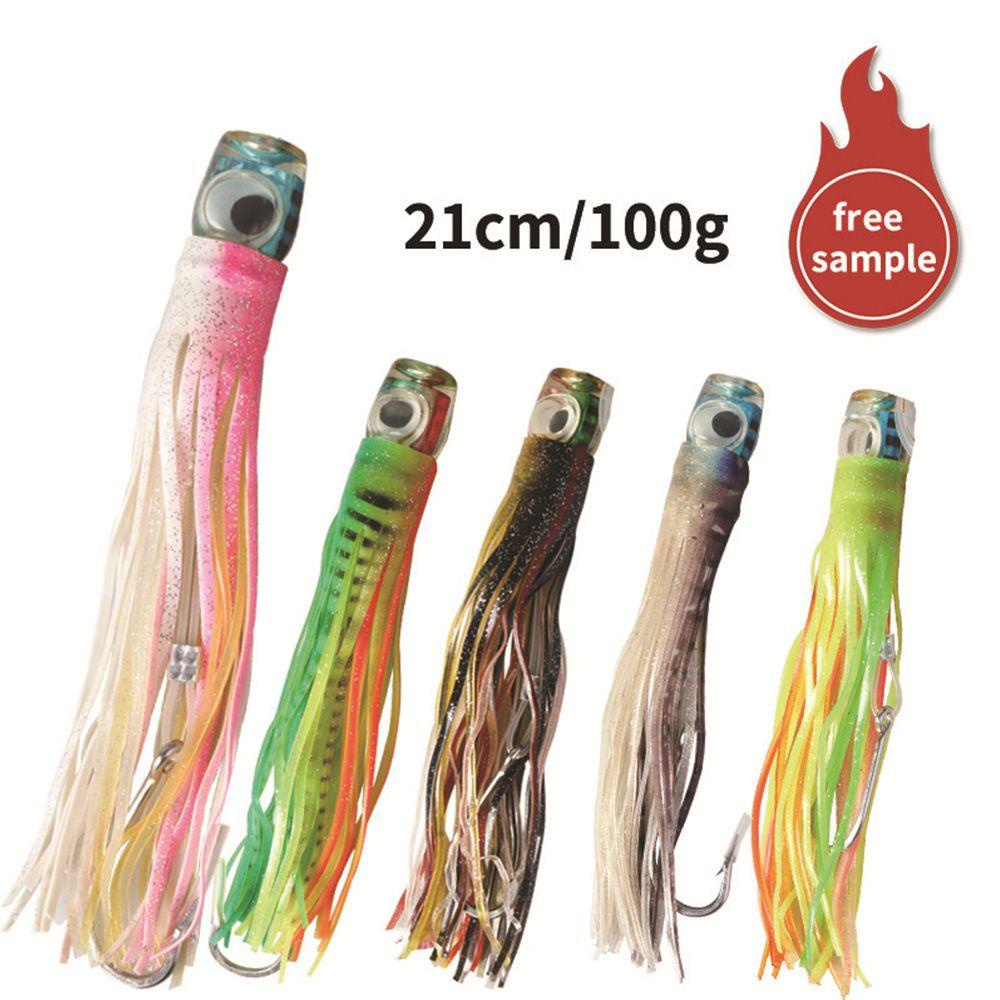 WATTLE Mồi Câu Cá Giả Hình Bạch Tuộc 21Cm 100G